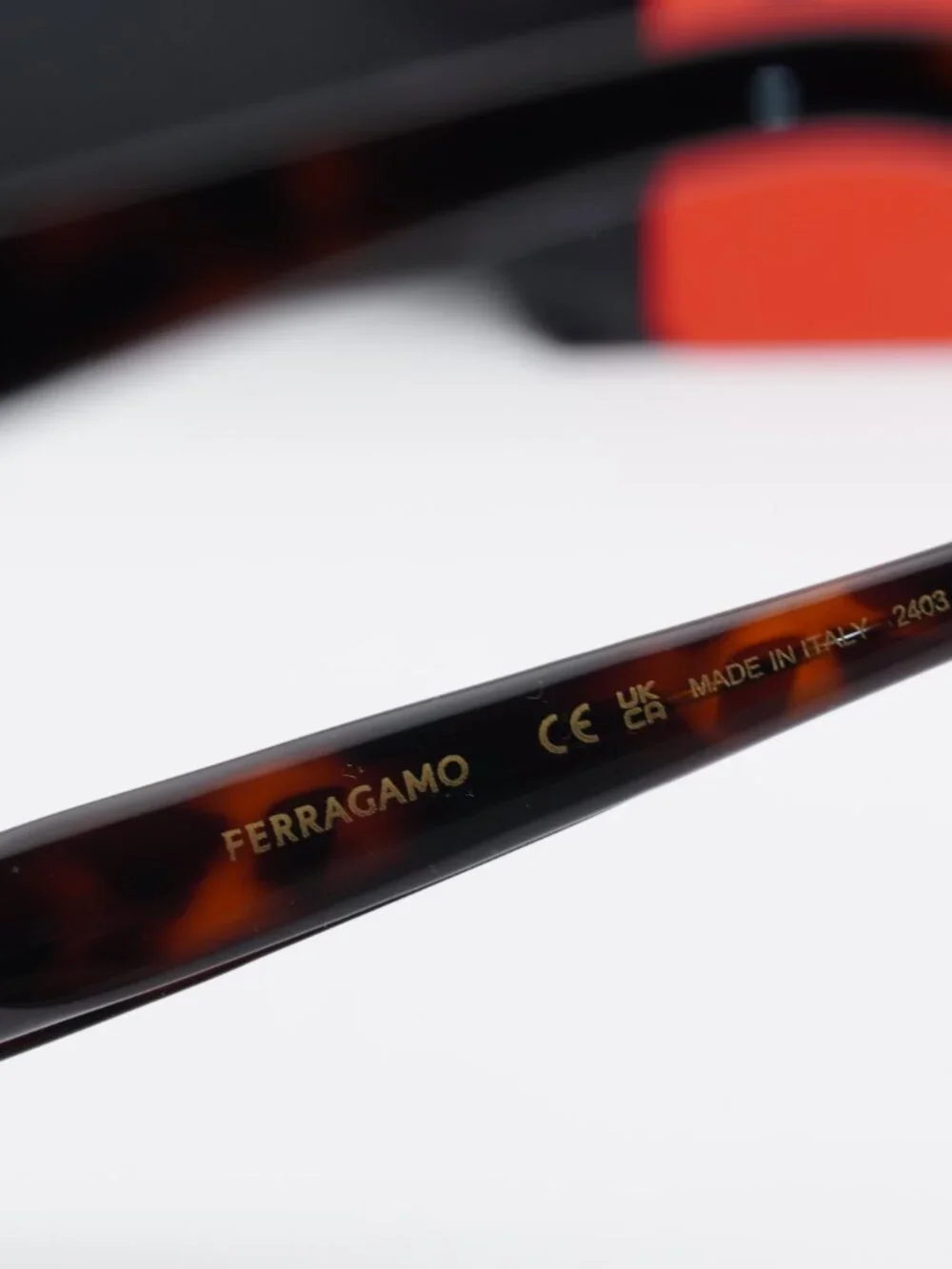 Salvatore Ferragamo SF1105S 240 Square Sunglasses - Havana / Smoke
